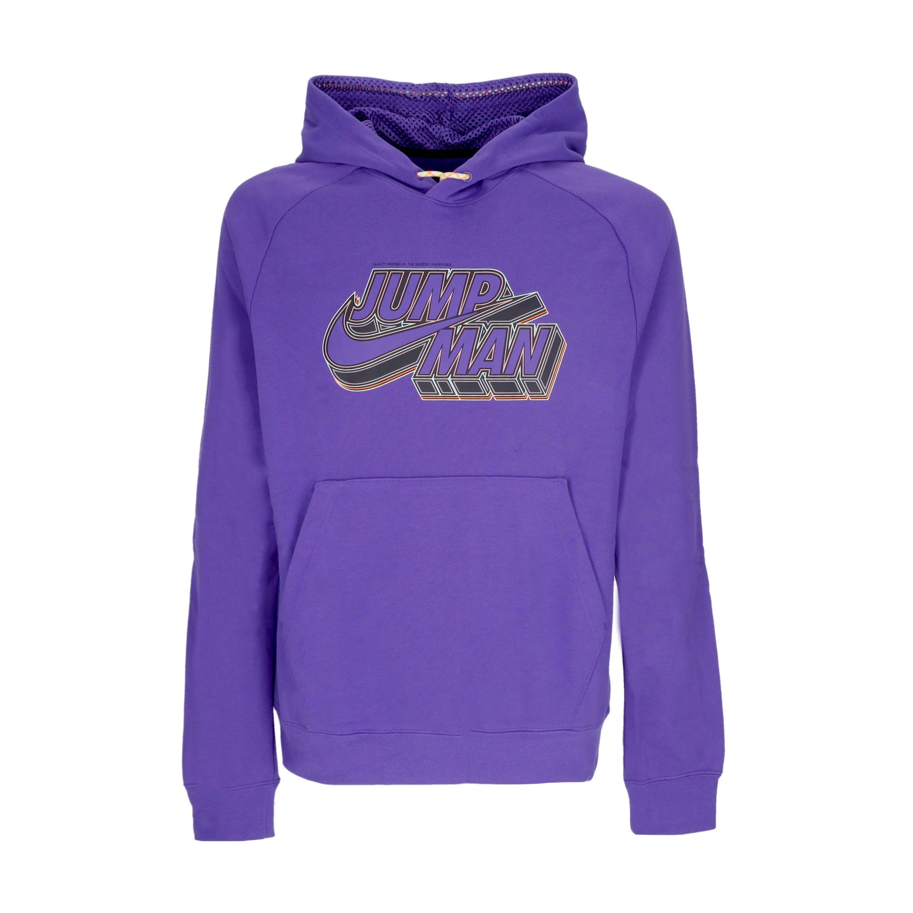 Jordan, Felpa Leggera Cappuccio Uomo Jumpman Fleece Pullover Hoodie, Dark Iris