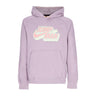 Jordan, Felpa Leggera Cappuccio Uomo Jumpman Fleece Pullover Hoodie, Plum Fog