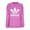 Adidas, Felpa Leggera Girocollo Donna Trefoil Crewneck, Violet