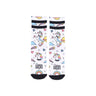 American Socks, Calza Media Uomo Signature Twinkle, White/multi