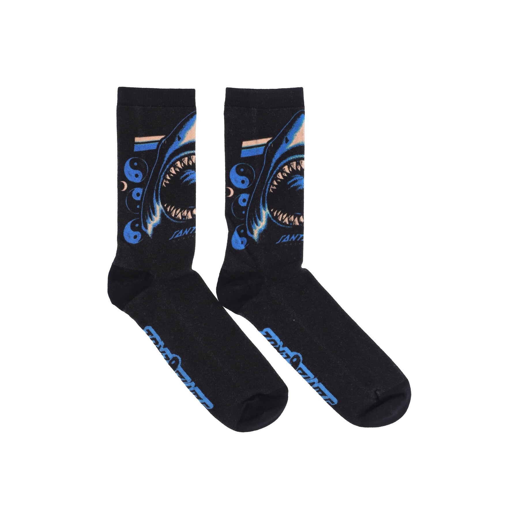 Santa Cruz, Calza Media Uomo Shark Trip Sock ( 2 Pack), 