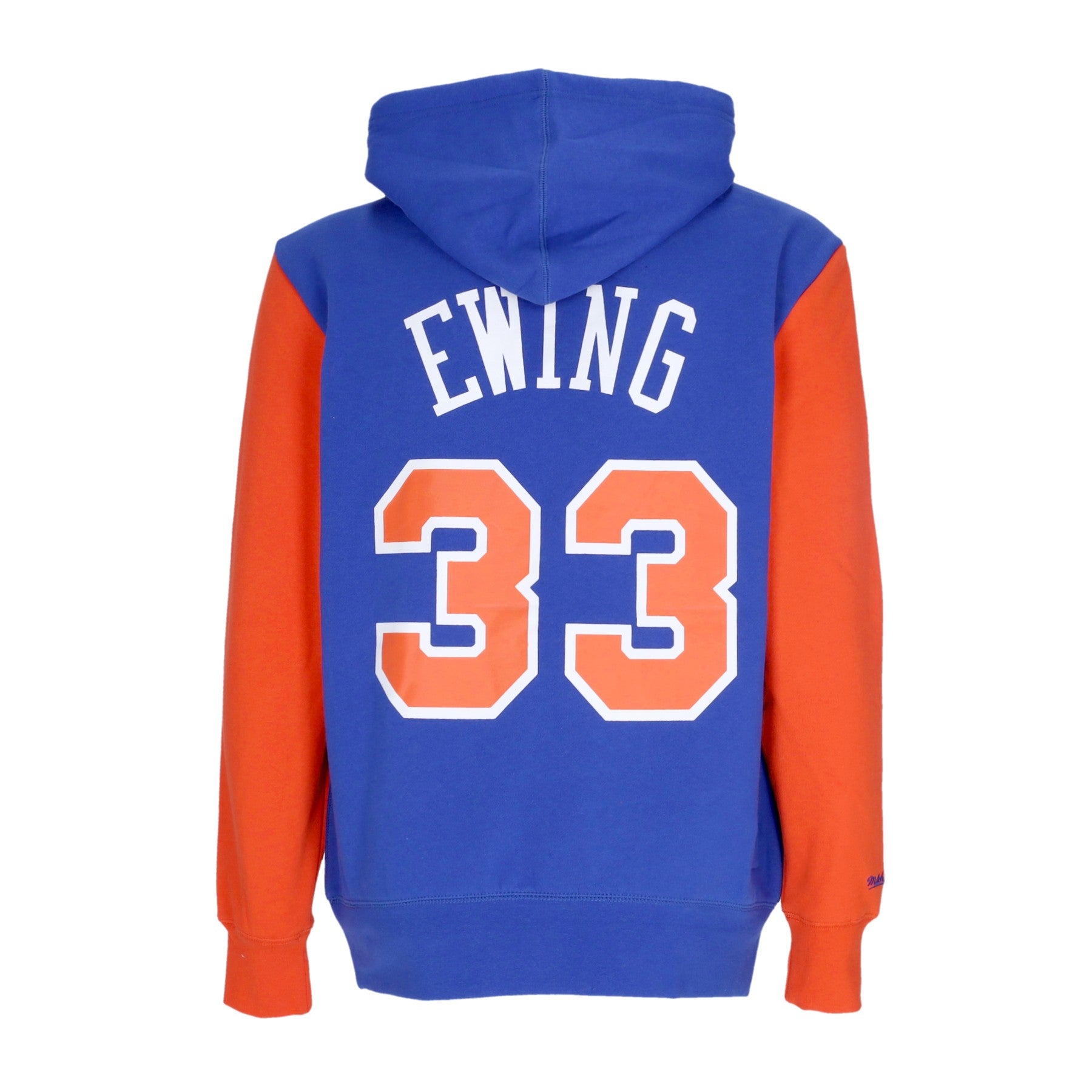 Mitchell & Ness, Felpa Cappuccio Uomo Nba Fashion Fleece Hoodie 1996 No 33 Patrick Ewing Hardwood Classics  Neykni, 