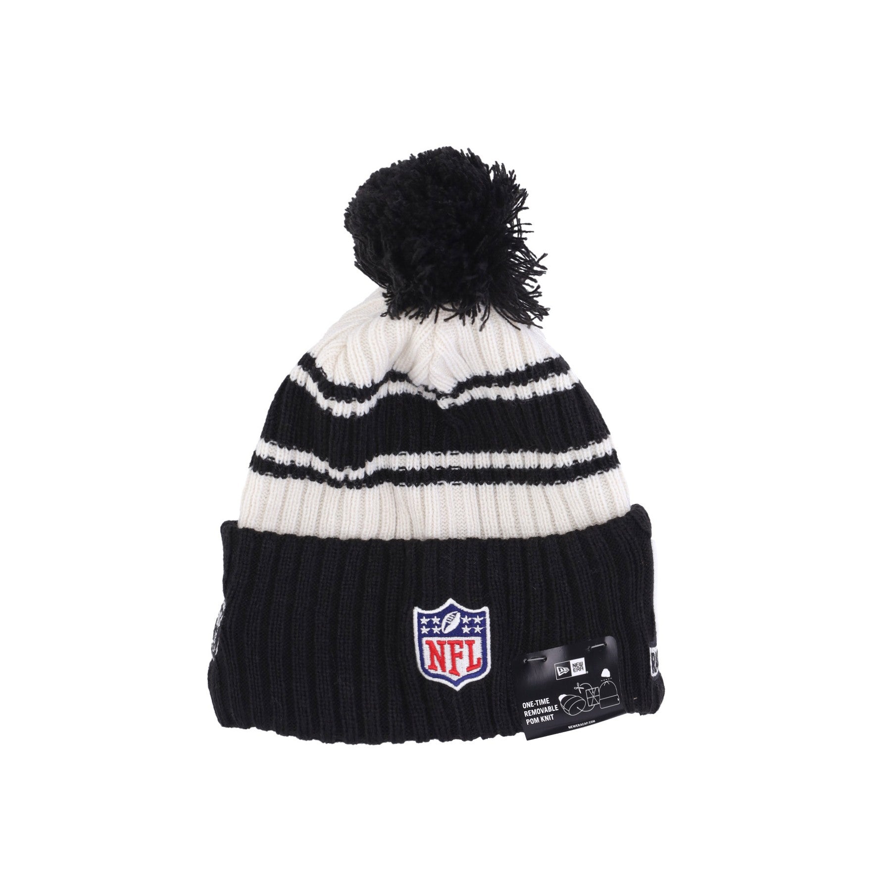 New Era, Cappello Pom Pom Uomo Nfl Sideline Sport Knit Lasrai, 