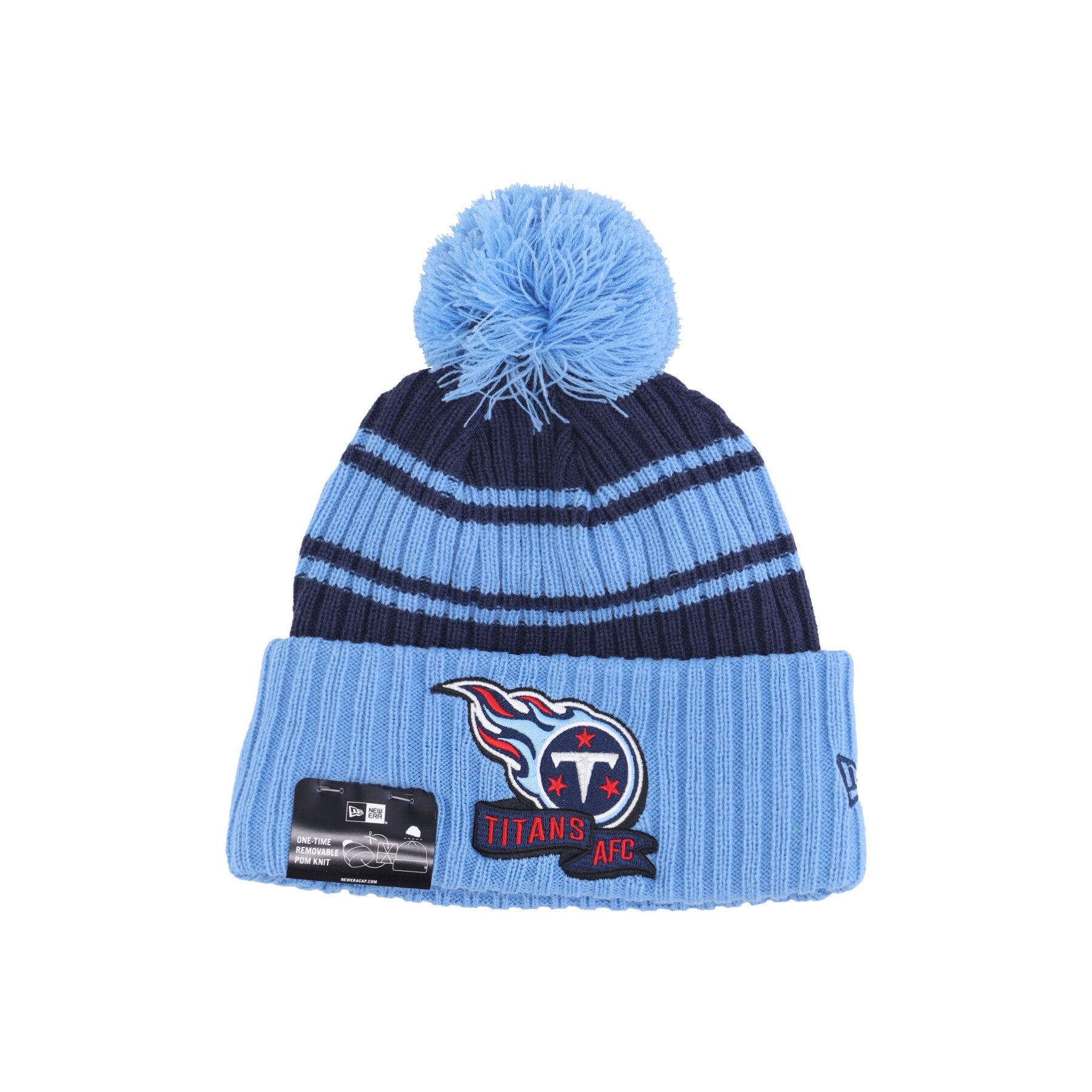 New Era, Cappello Pom Pom Uomo Nfl Sideline Sport Knit Cw Tentit, Original Team Colors