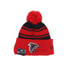 New Era, Cappello Pom Pom Uomo Nfl Sideline Sport Knit Cw Atlfal, Original Team Colors