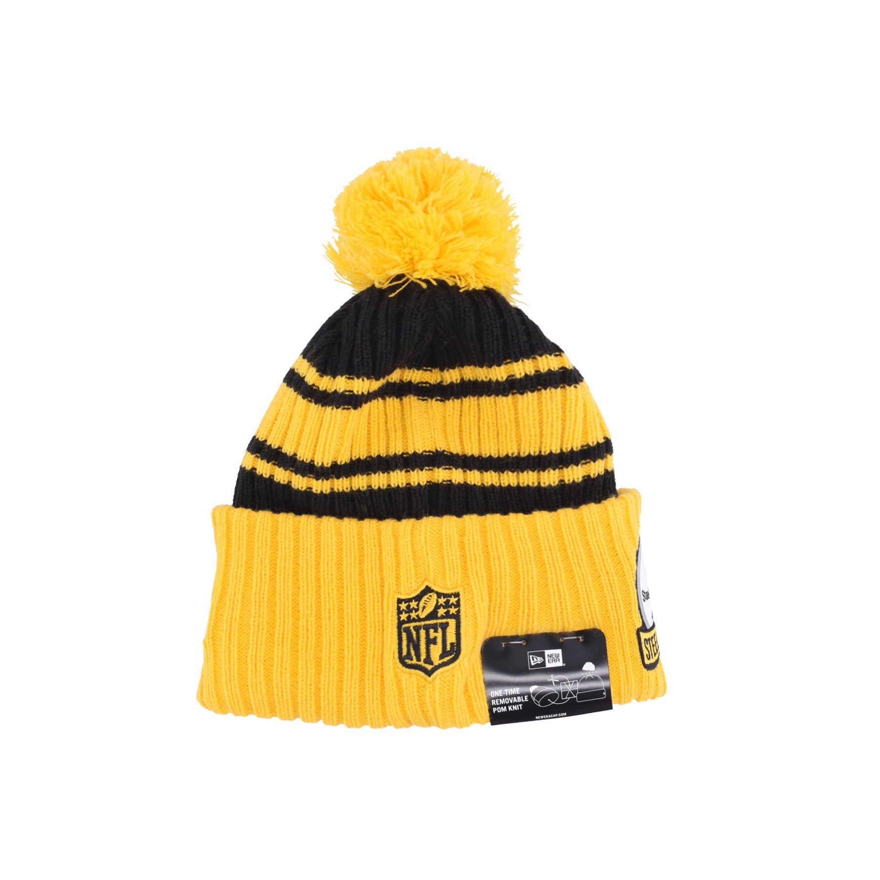 New Era, Cappello Pom Pom Uomo Nfl Sideline Sport Knit Cw Pitste, 