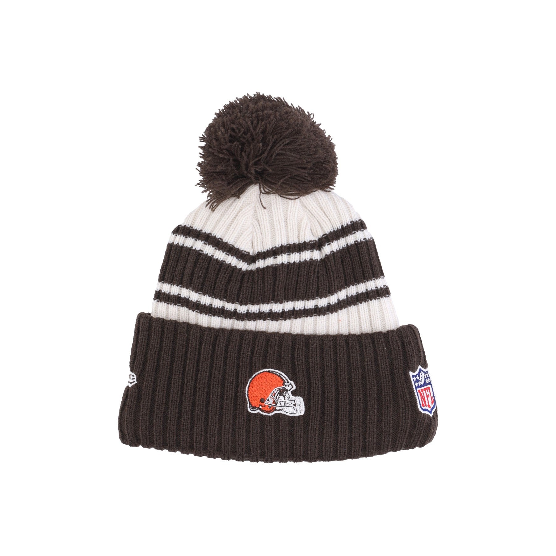 New Era, Cappello Pom Pom Uomo Nfl Sideline Sport Knit Clebro, 