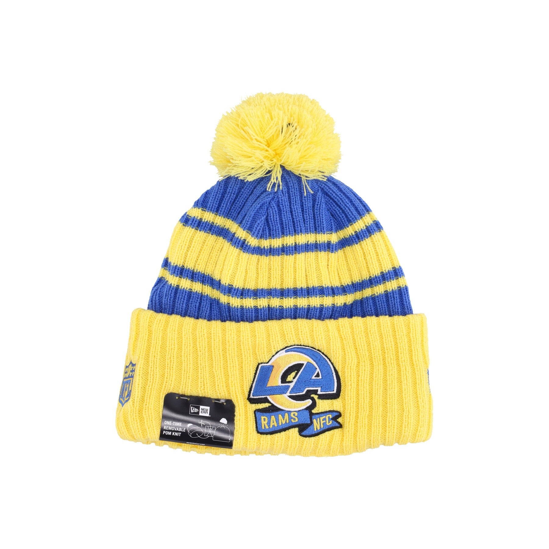 New Era, Cappello Pom Pom Uomo Nfl Sideline Sport Knit Cw Losram, Original Team Colors