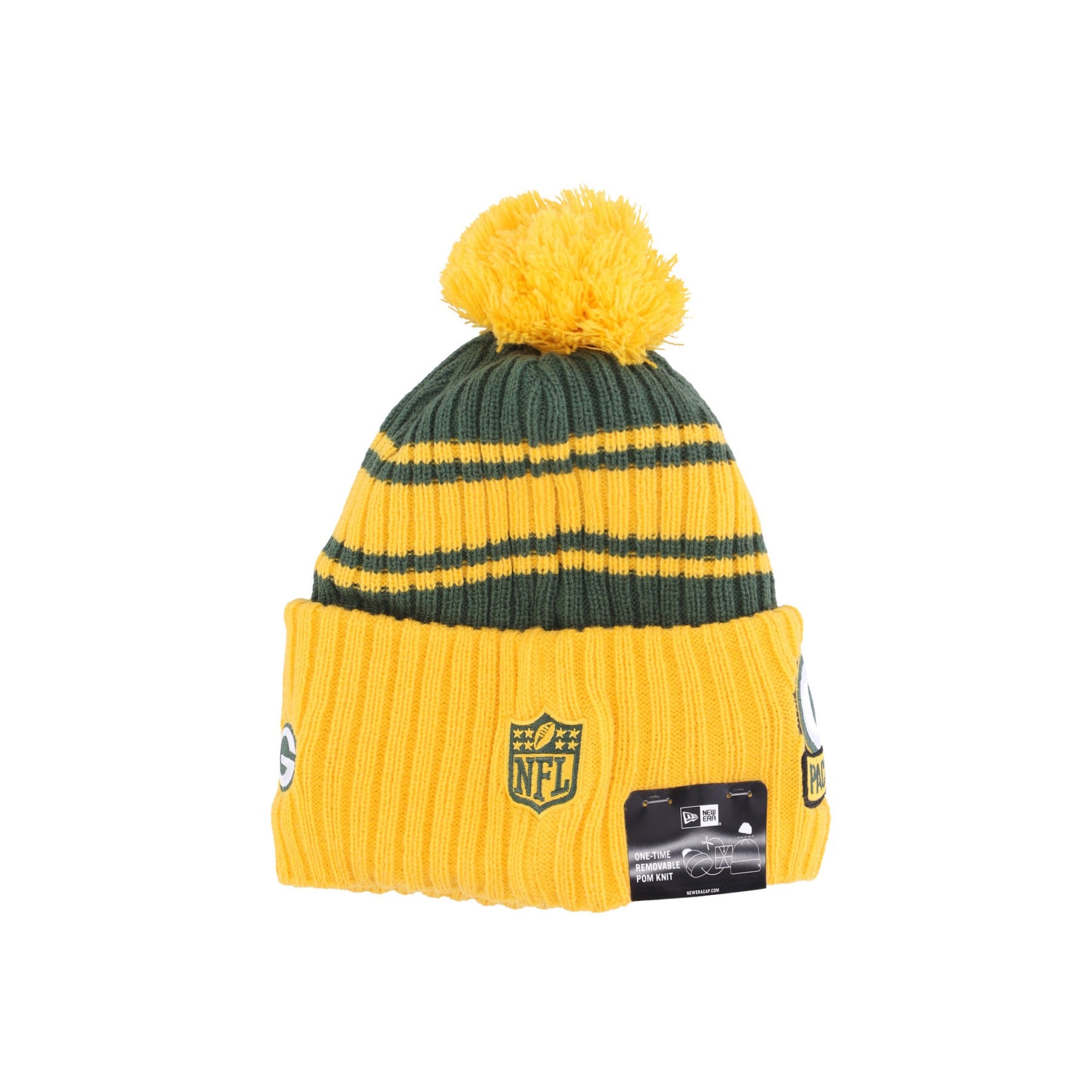 New Era, Cappello Pom Pom Uomo Nfl Sideline Sport Knit Cw Grepac, 