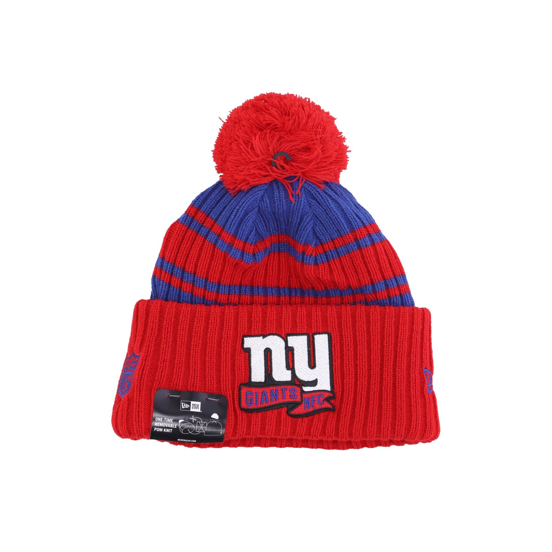 New Era, Cappello Pom Pom Uomo Nfl Sideline Sport Knit Cw Neygia, Original Team Colors