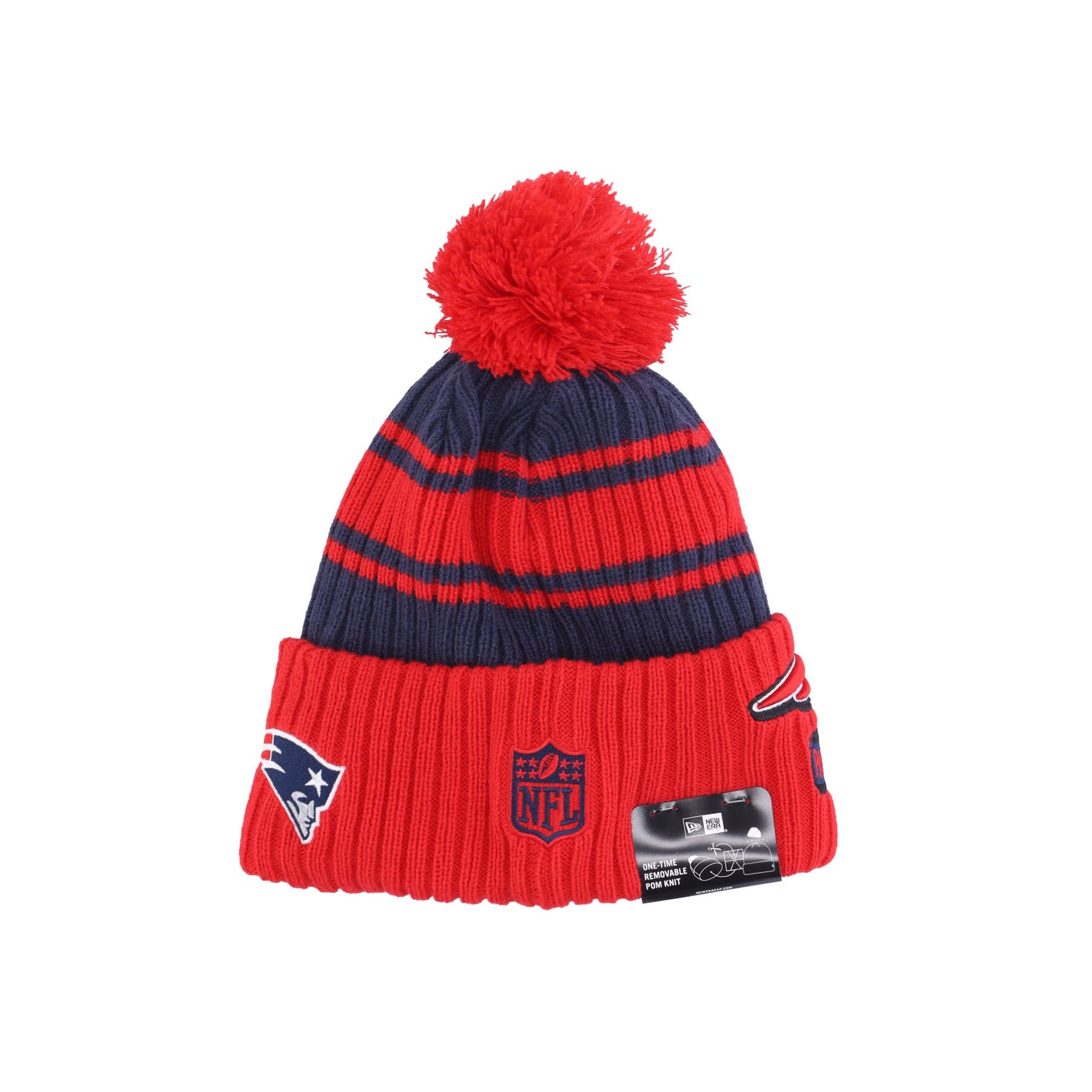 New Era, Cappello Pom Pom Uomo Nfl Sideline Sport Knit Cw Neepat, 