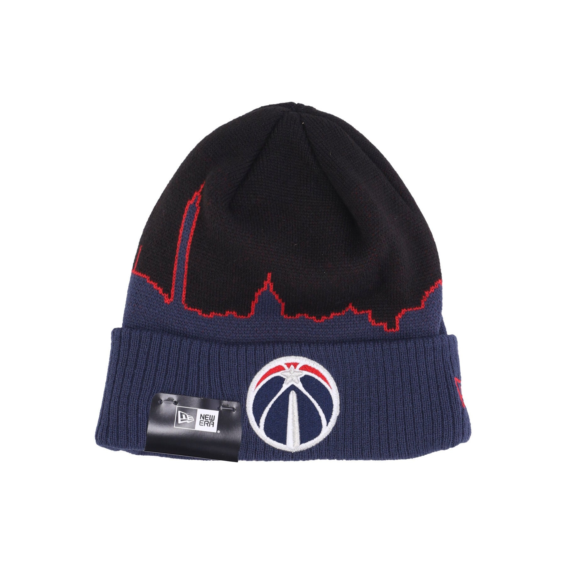 New Era, Cappello Uomo Nba Tip Off Knit Waswiz, Black/original Team Colors