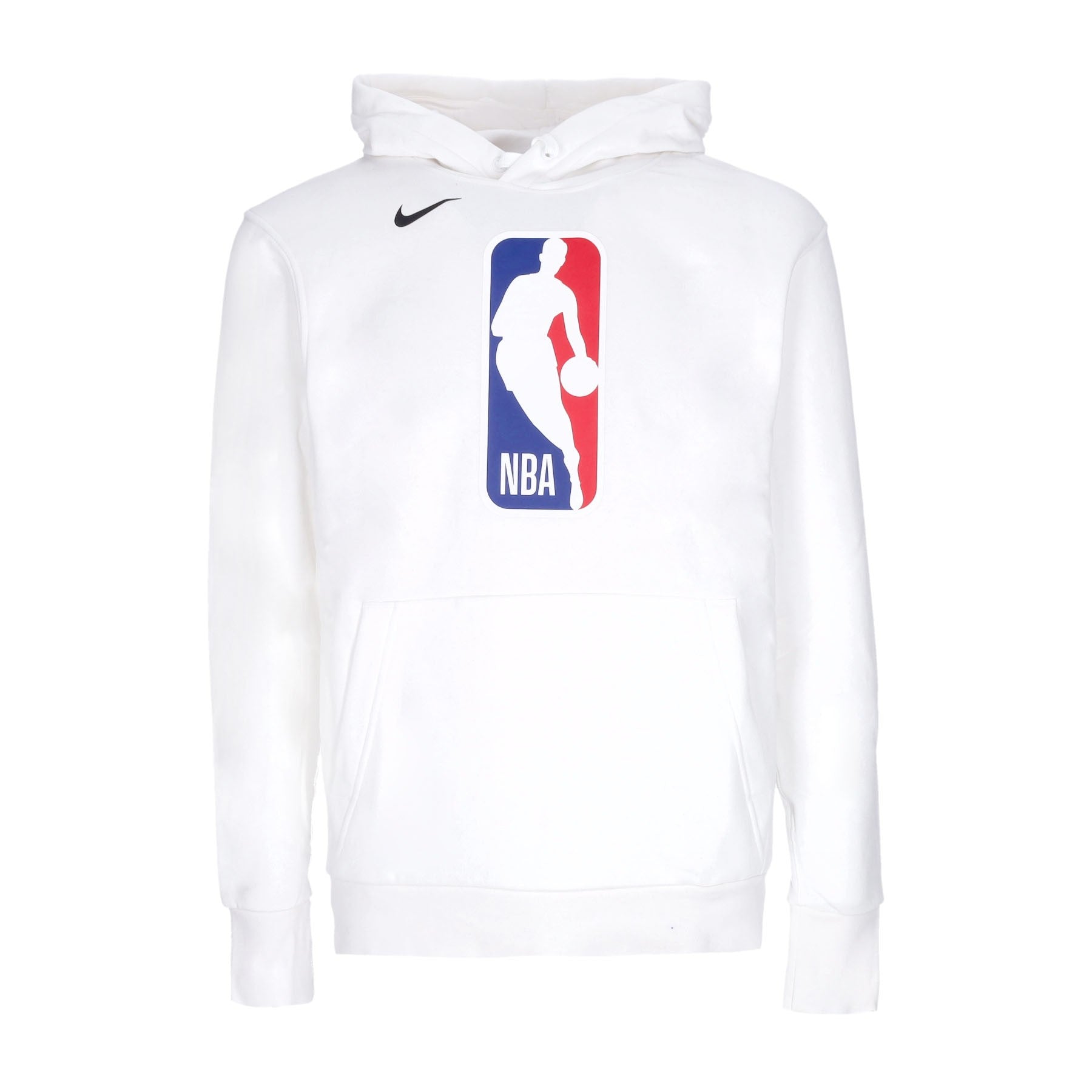 Nike Nba, Felpa Cappuccio Uomo Nba Fleece Po Essential Hoodie Team 31, White