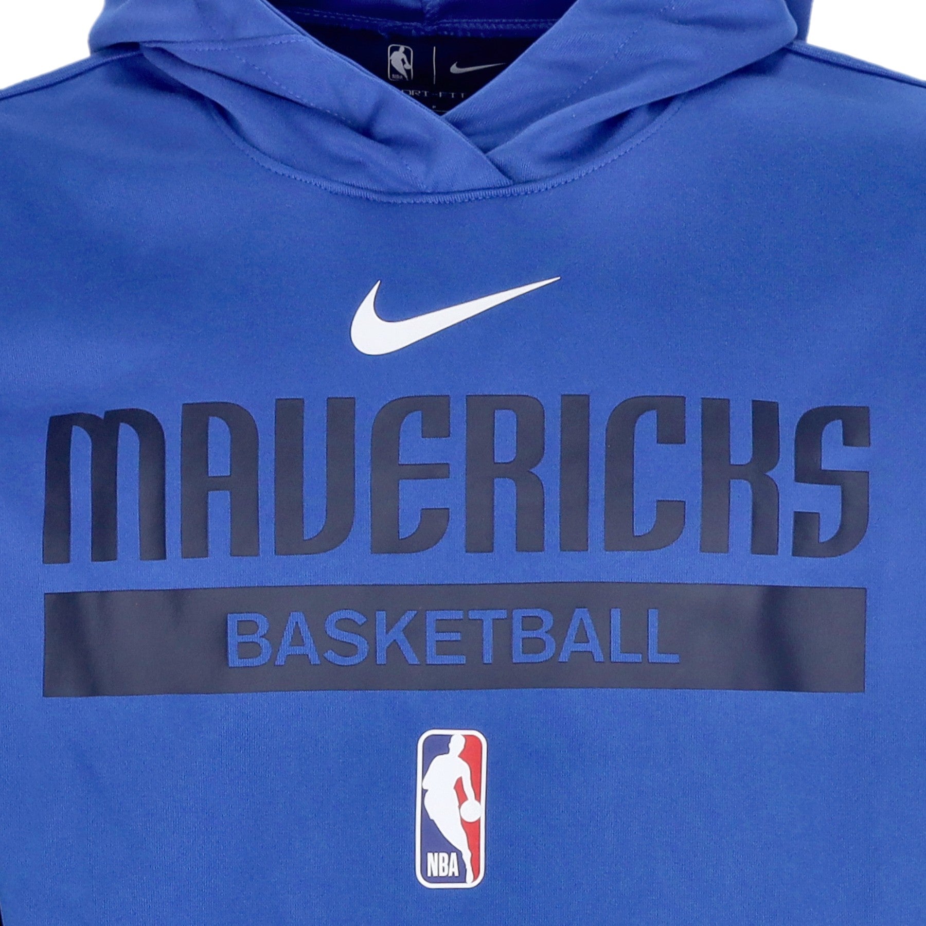 Nike Nba, Felpa Leggera Cappuccio Uomo Nba Dri-fit Spotlight Hoodie Dalmav, 