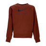 Nike, Felpa Leggera Girocollo Uomo Sportswear Air French Terry Crew, Oxen Brown/black