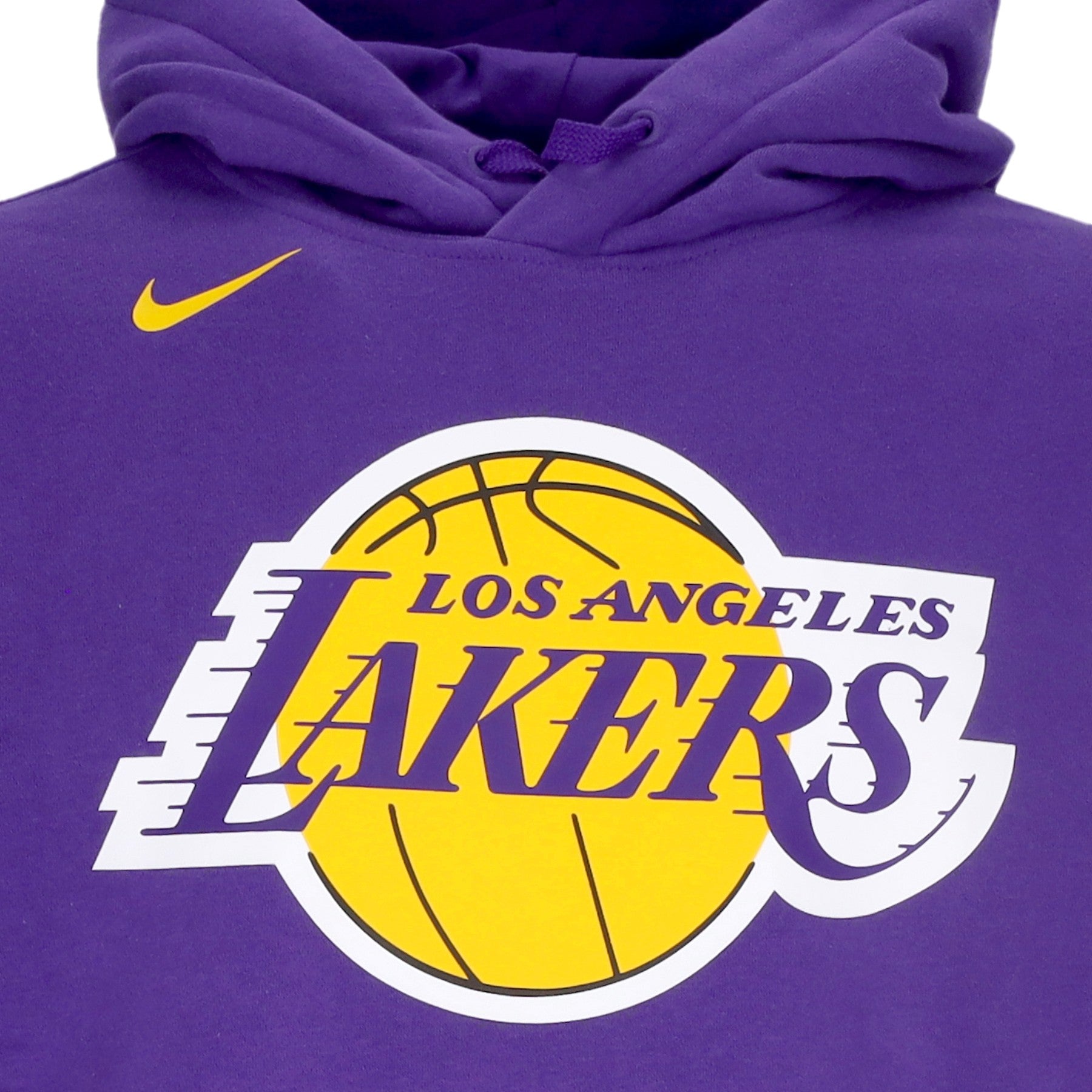 Nike Nba, Felpa Cappuccio Uomo Nba Essential Fleece Hoodie Loslak, Field Purple