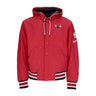 Nike Nba, Giubbotto Uomo Nba City Edition Full Snap Jacket Chibul, Team Crimson/black/white/black