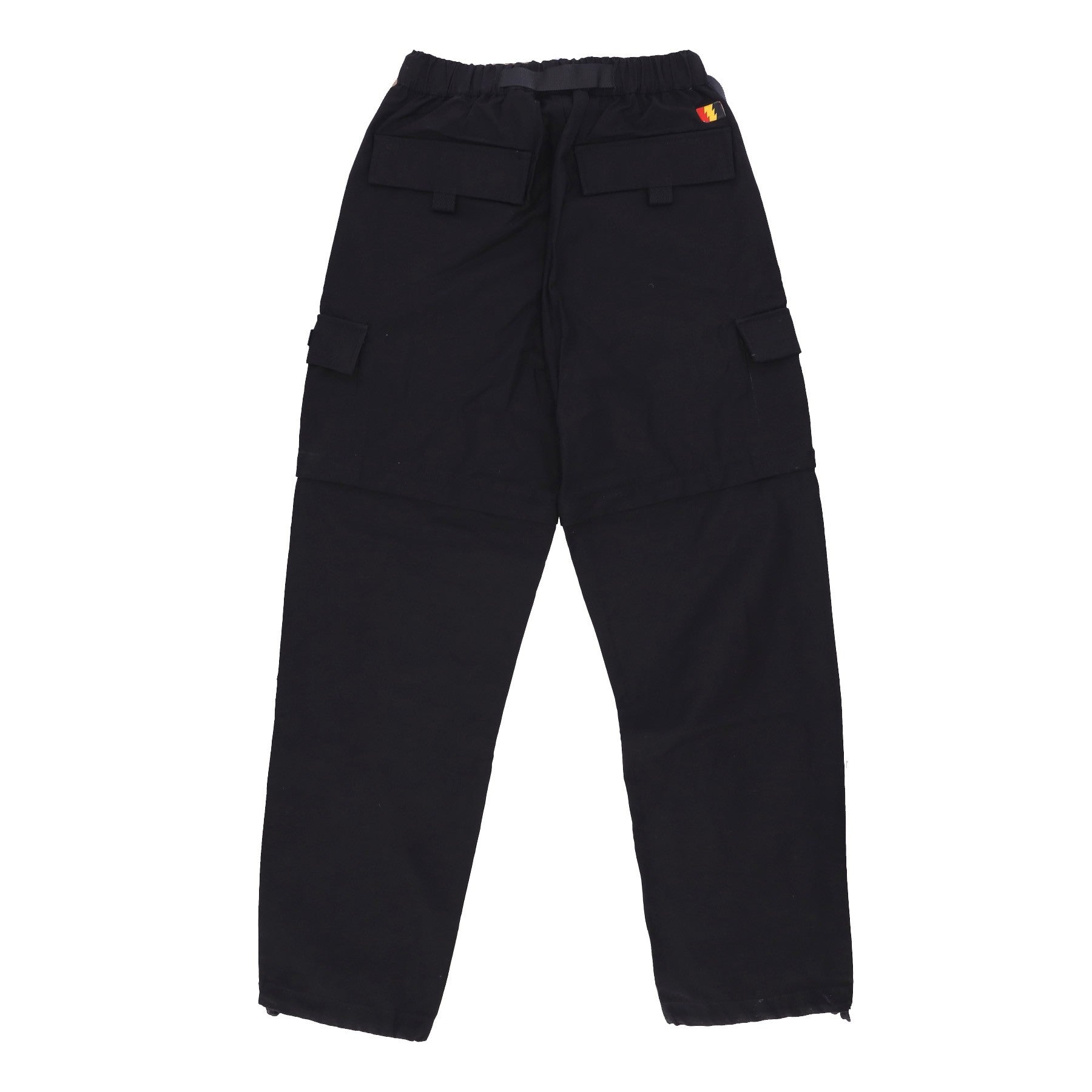 Pantalon de pantalon pour hommes longs pantalon convertible noir