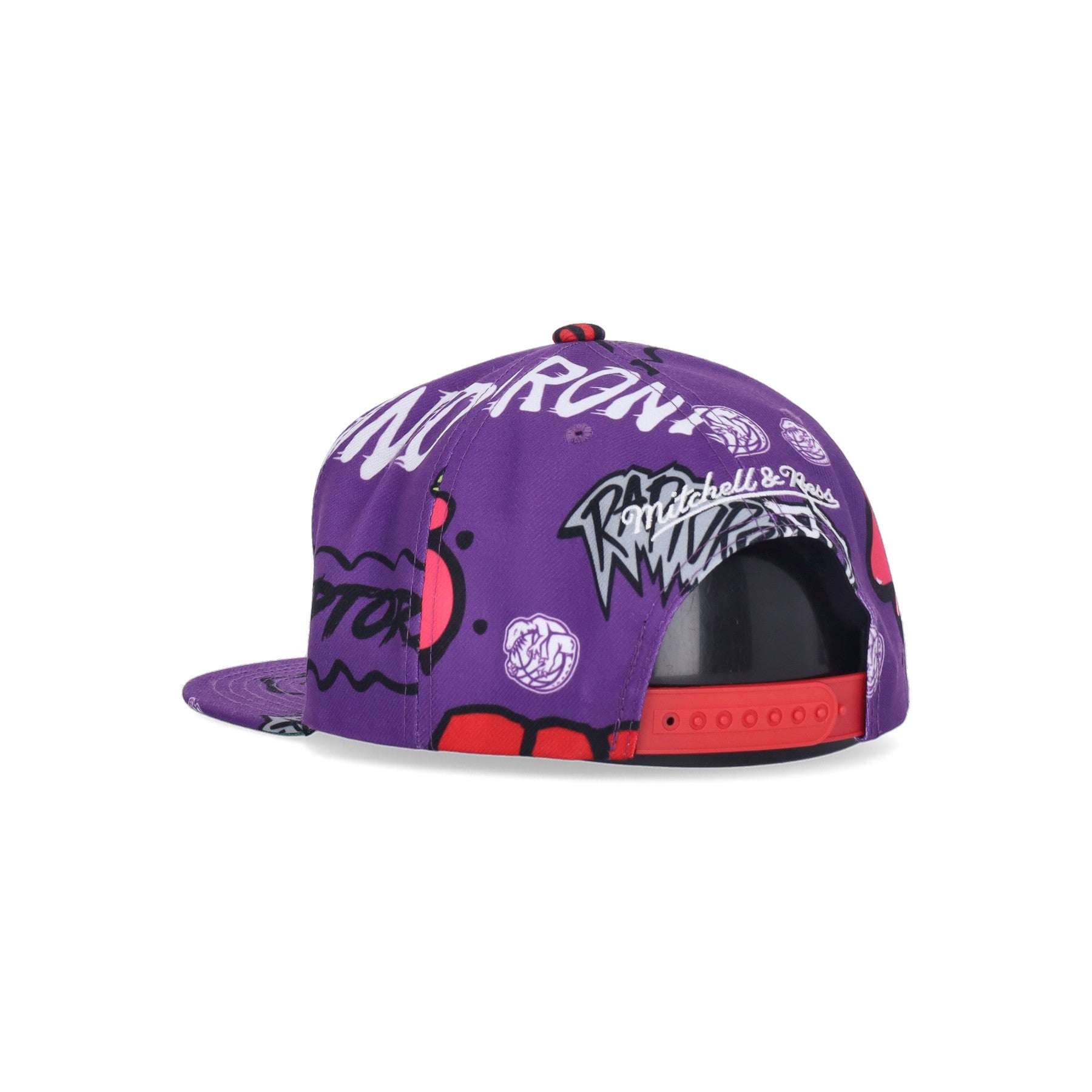 Plazo de visor plano Man NBA Sticker Pack Snapback HWC Torrap Purple