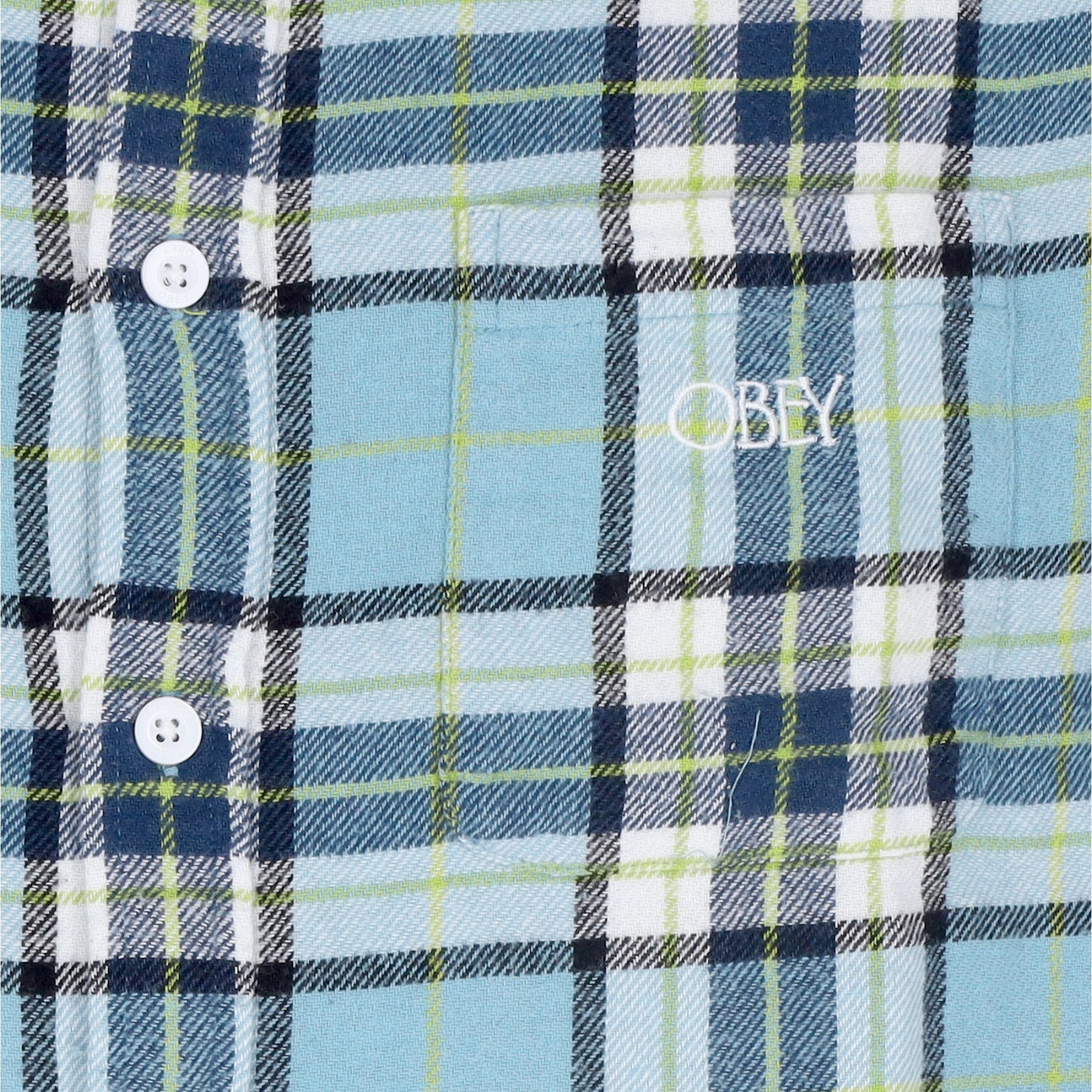 Obey, Camicia Manica Lunga Uomo Vince Woven L/s, 