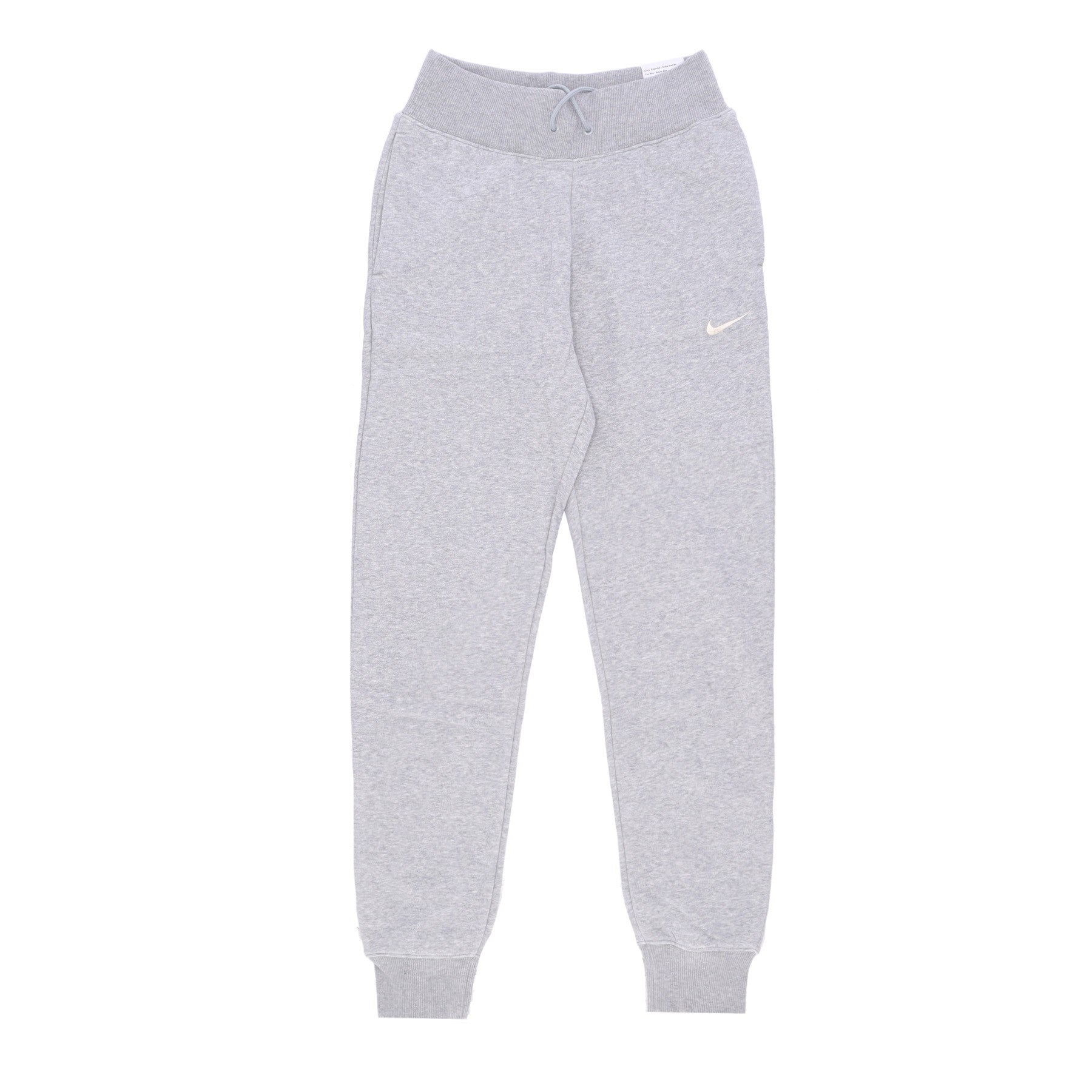 Nike, Pantalone Tuta Felpato Donna Sportswear Phoenix Fleece High-waisted Joggers, Dk Grey Heather/sail