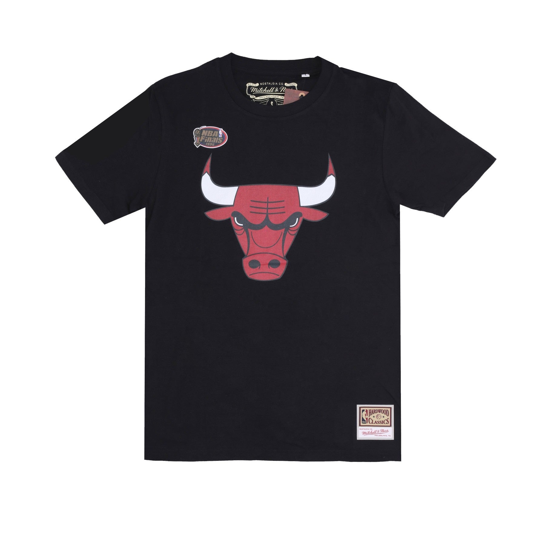 Mitchell & Ness, Maglietta Uomo Nba Team Logo Tee Hardwood Classics Chibul, Black