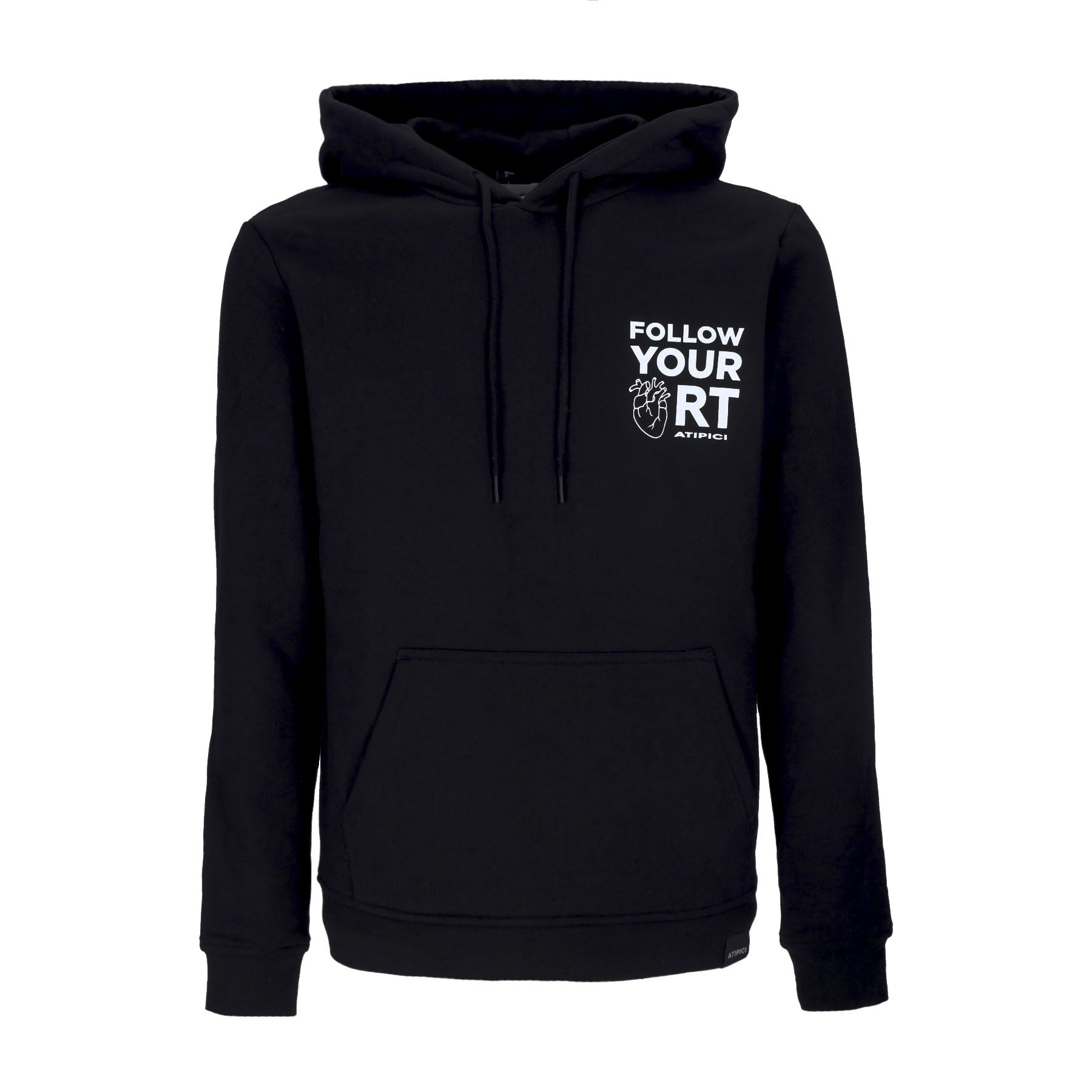 Atipici, Felpa Cappuccio Uomo Follow Your Art Style Is Much Hoodie, 