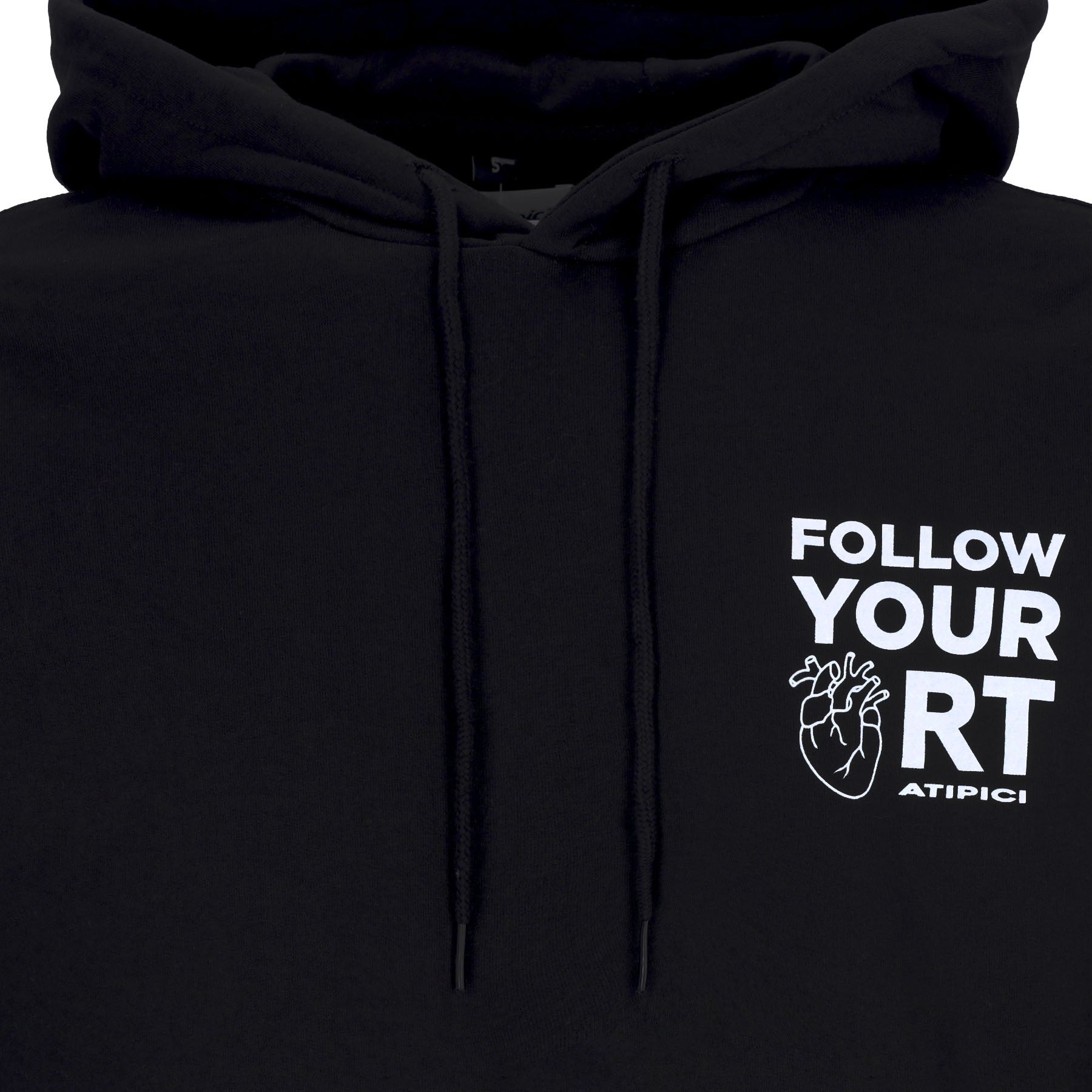 Atipici, Felpa Cappuccio Uomo Follow Your Art Style Is Much Hoodie, 