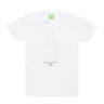 Huf, Maglietta Uomo Connect The Dots Tee, White