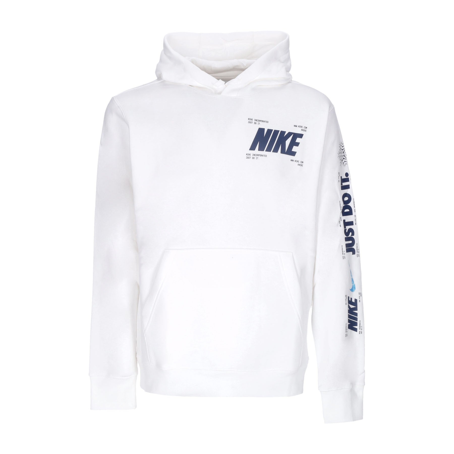 Men's Sportswear Hoodie Si 3 Open White