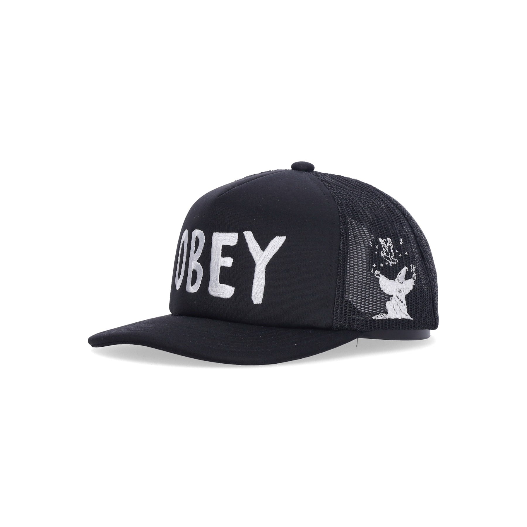 Obey, Cappellino Visiera Piatta Uomo Origins Trucker, Black