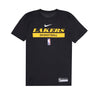 Nike Nba, Maglietta Uomo Nba Dri-fit Essential Practice Gpx Tee Loslak, Black