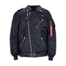 Alpha Industries, Giubbotto Uomo Outlaw Jacket, Black