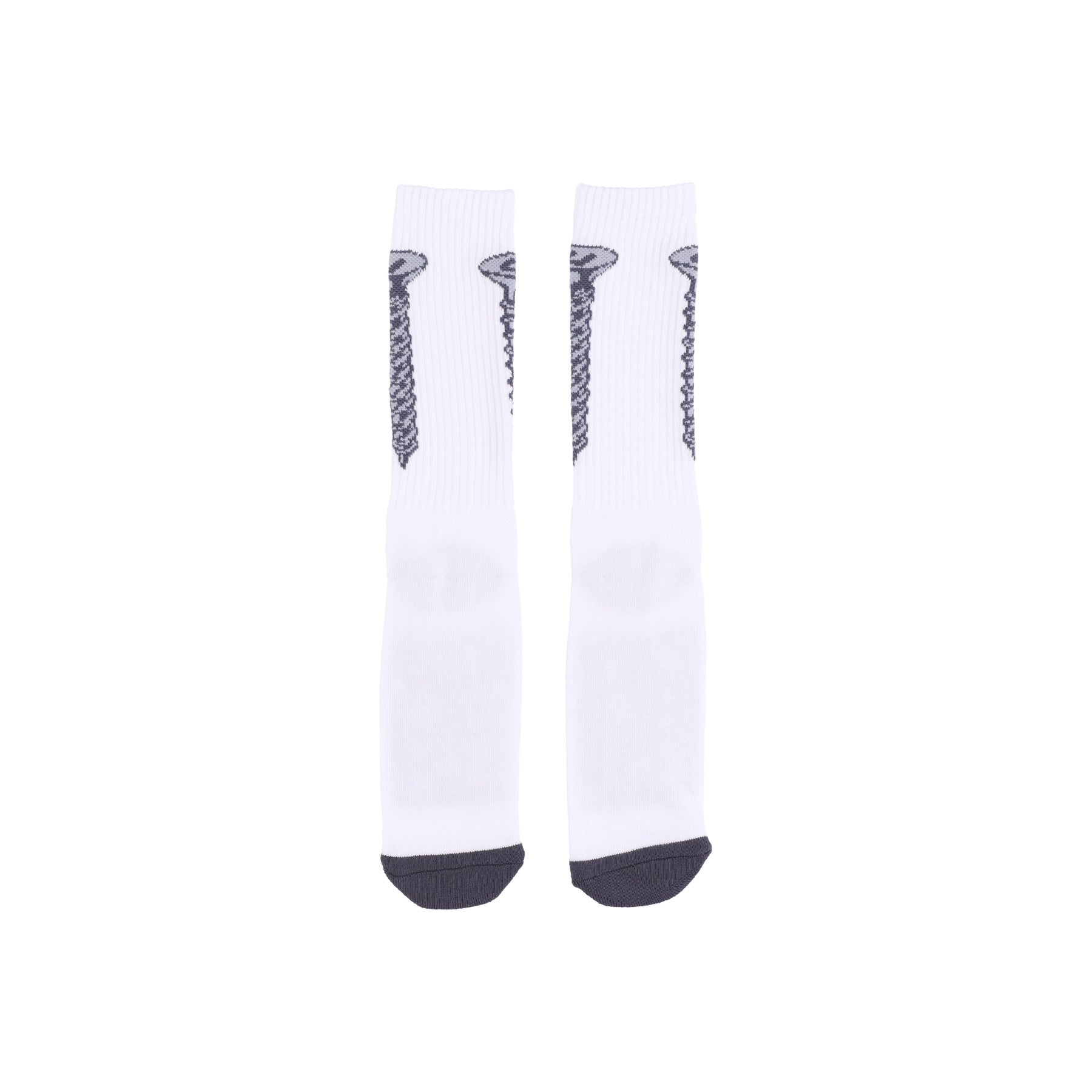 Huf, Calza Media Uomo Hardware Sock, White