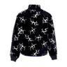 Huf, Felpa Collo Alto Uomo Quake Sherpa 1/4 Zip, Black