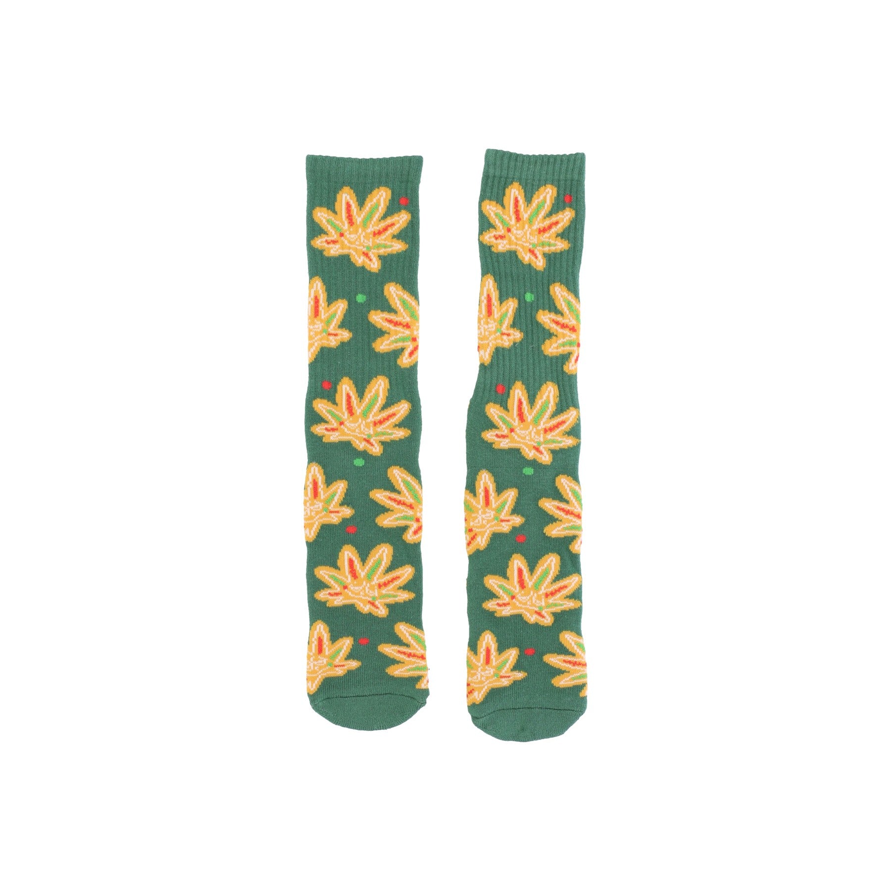 Huf, Calza Media Uomo Gingerbread Buddy Sock, Forest Green