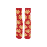 Huf, Calza Media Uomo Gingerbread Buddy Sock, Red