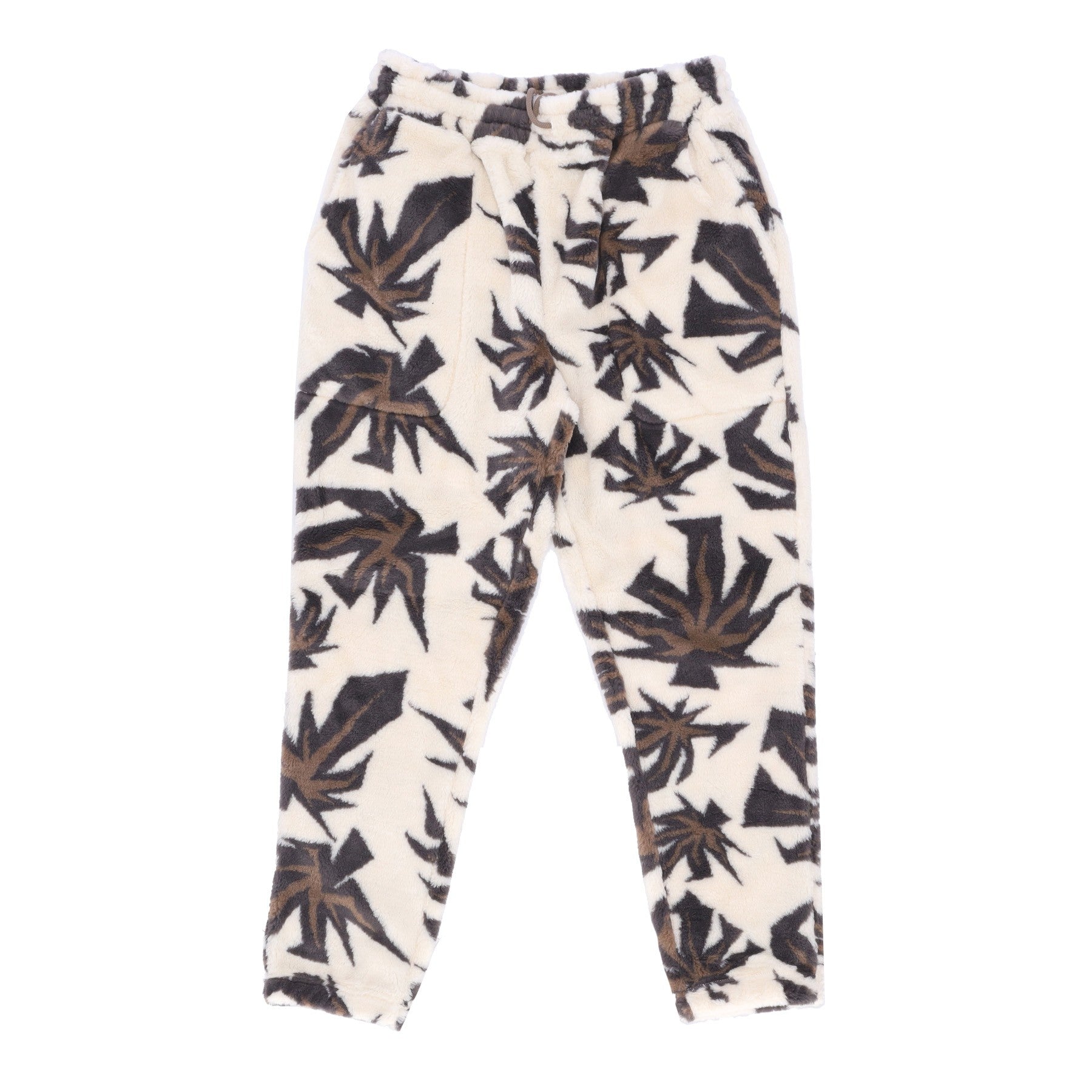 Huf, Orsetto Uomo Lowell Jacquard Sherpa Pant, Natural