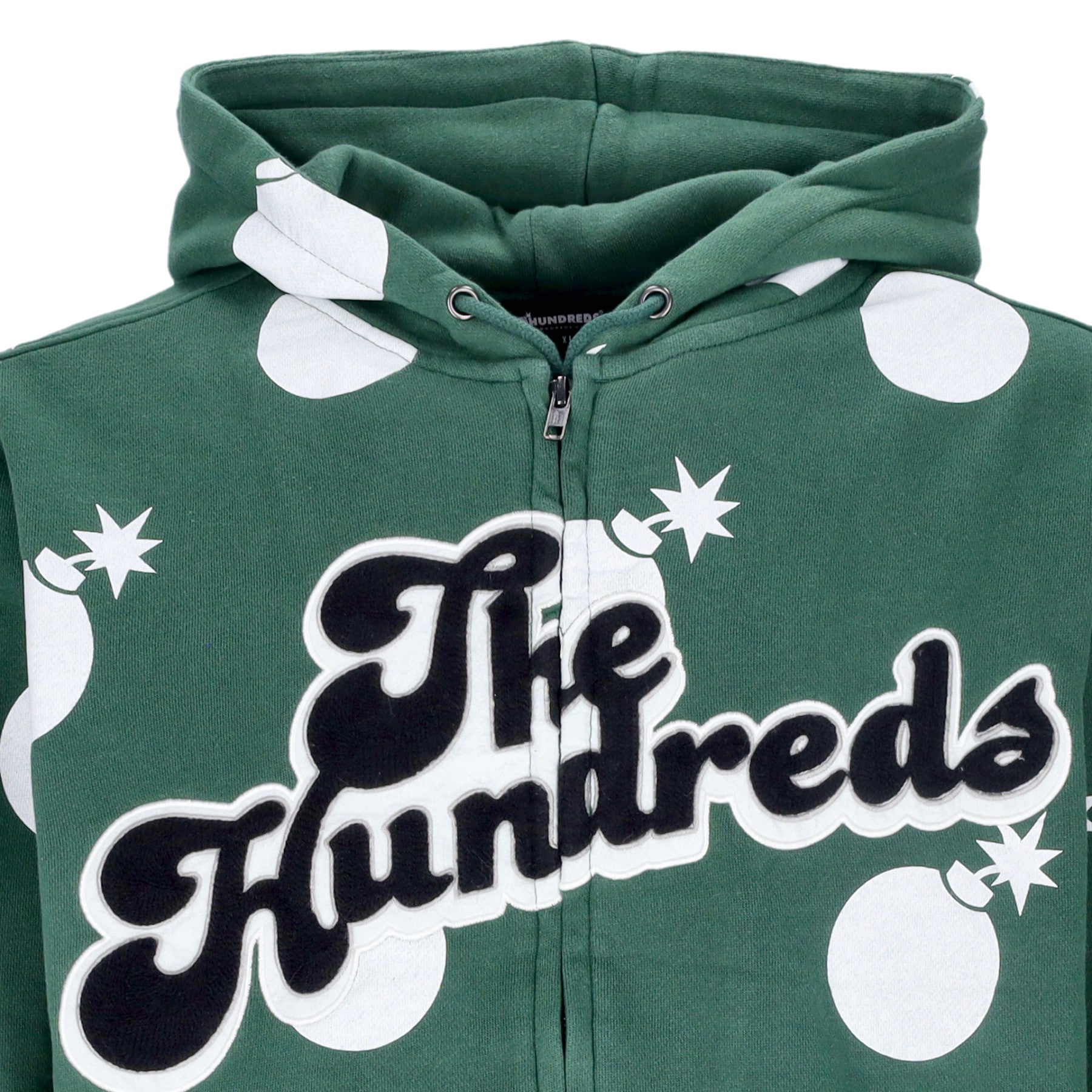 The Hundreds, Felpa Cappuccio Zip Uomo Endless Ziphood, 