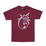 The Hundreds, Maglietta Uomo Chrome Adam Tee, Burgundy