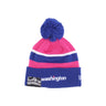 New Era, Cappello Pom Pom Uomo Nba City Night Knit Waswiz, Original Team Colors