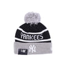 New Era, Cappello Pom Pom Uomo Mlb Jake Cuff Beanie Neyyan, Black