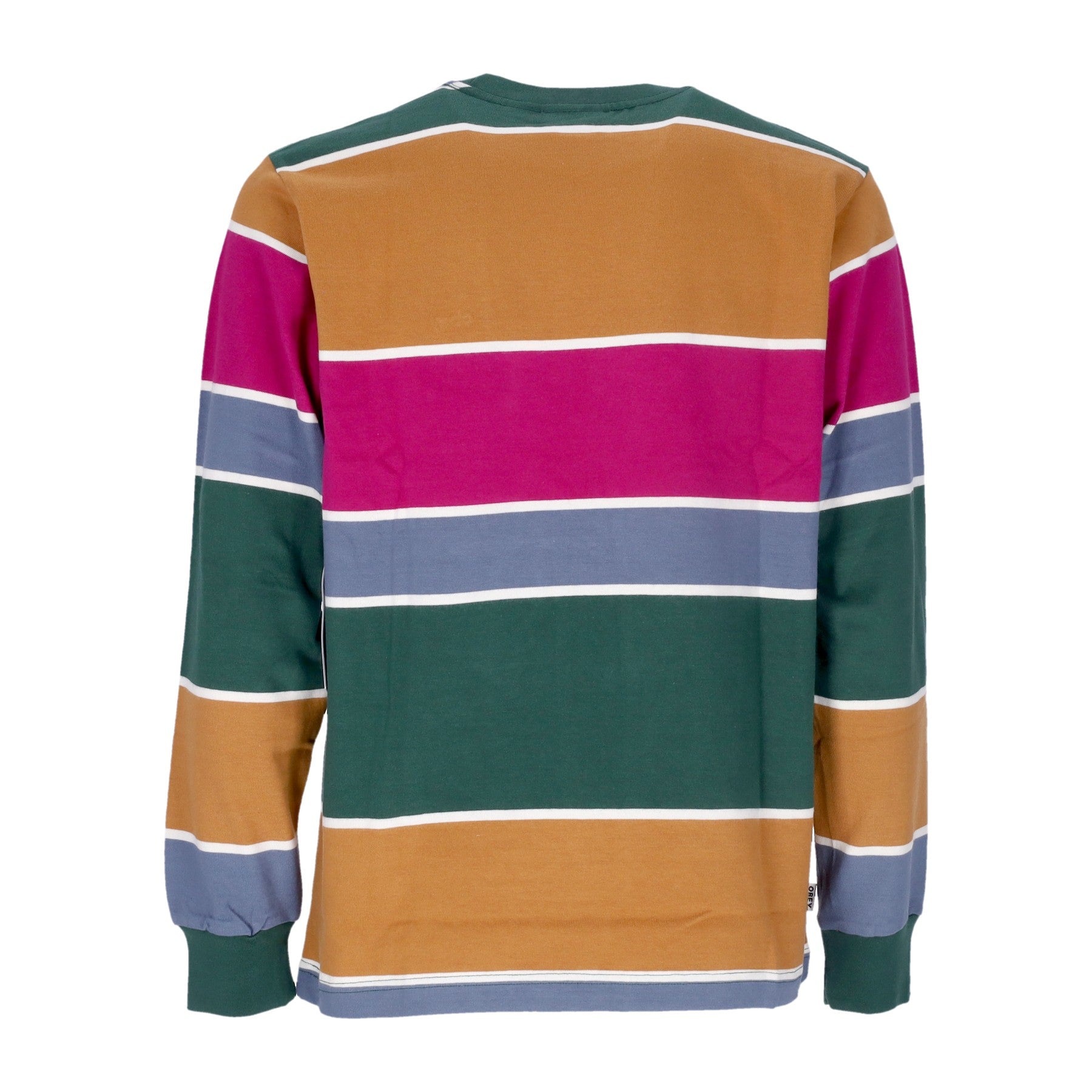 Obey, Maglietta Manica Lunga Uomo Nationale Stripe L/s Tee, 