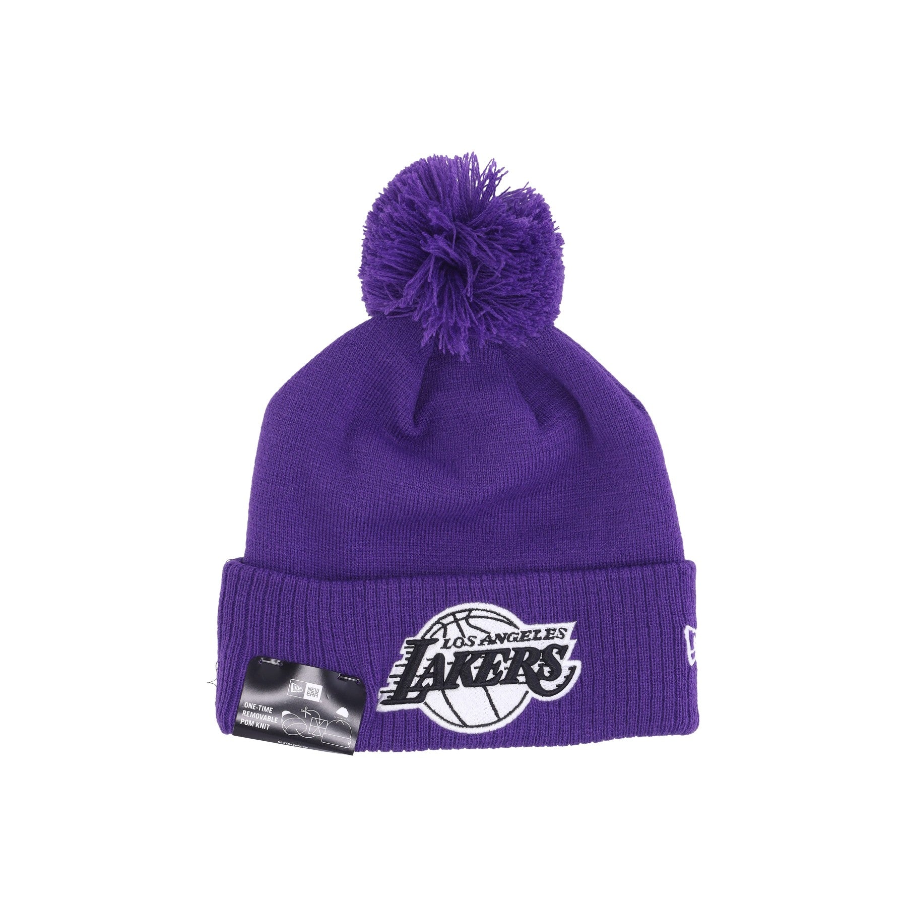 New Era, Cappello Pom Pom Uomo Nba City Night Alt Graphic Knit Loslak, Original Team Colors