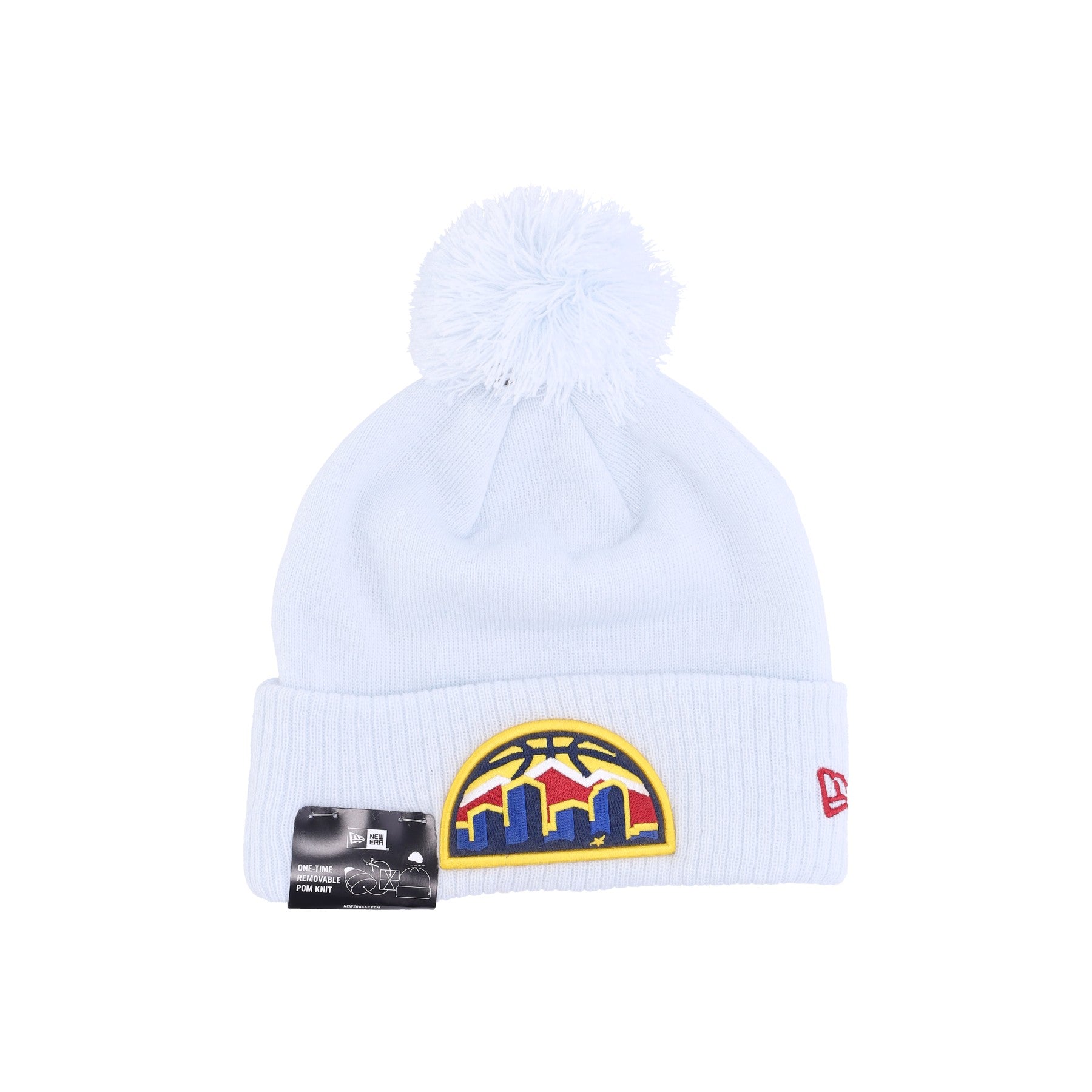 New Era, Cappello Pom Pom Uomo Nba City Night Alt Graphic Knit Dennug, Original Team Colors