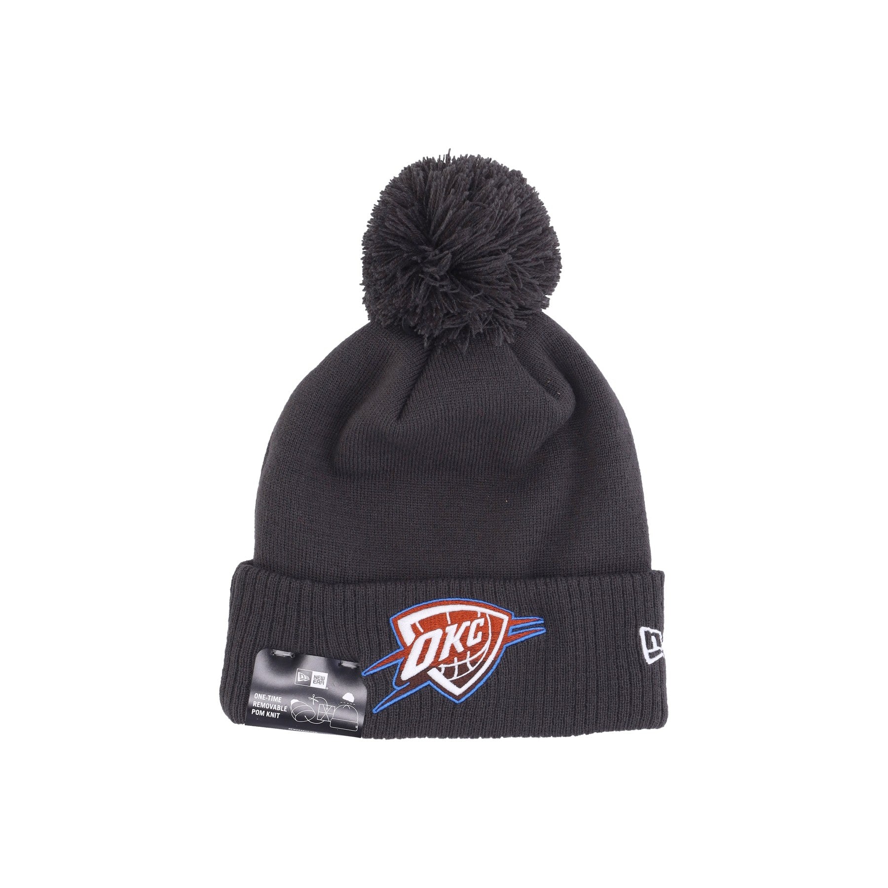 New Era, Cappello Pom Pom Uomo Nba City Night Alt Graphic Knit Oklthu, Original Team Colors