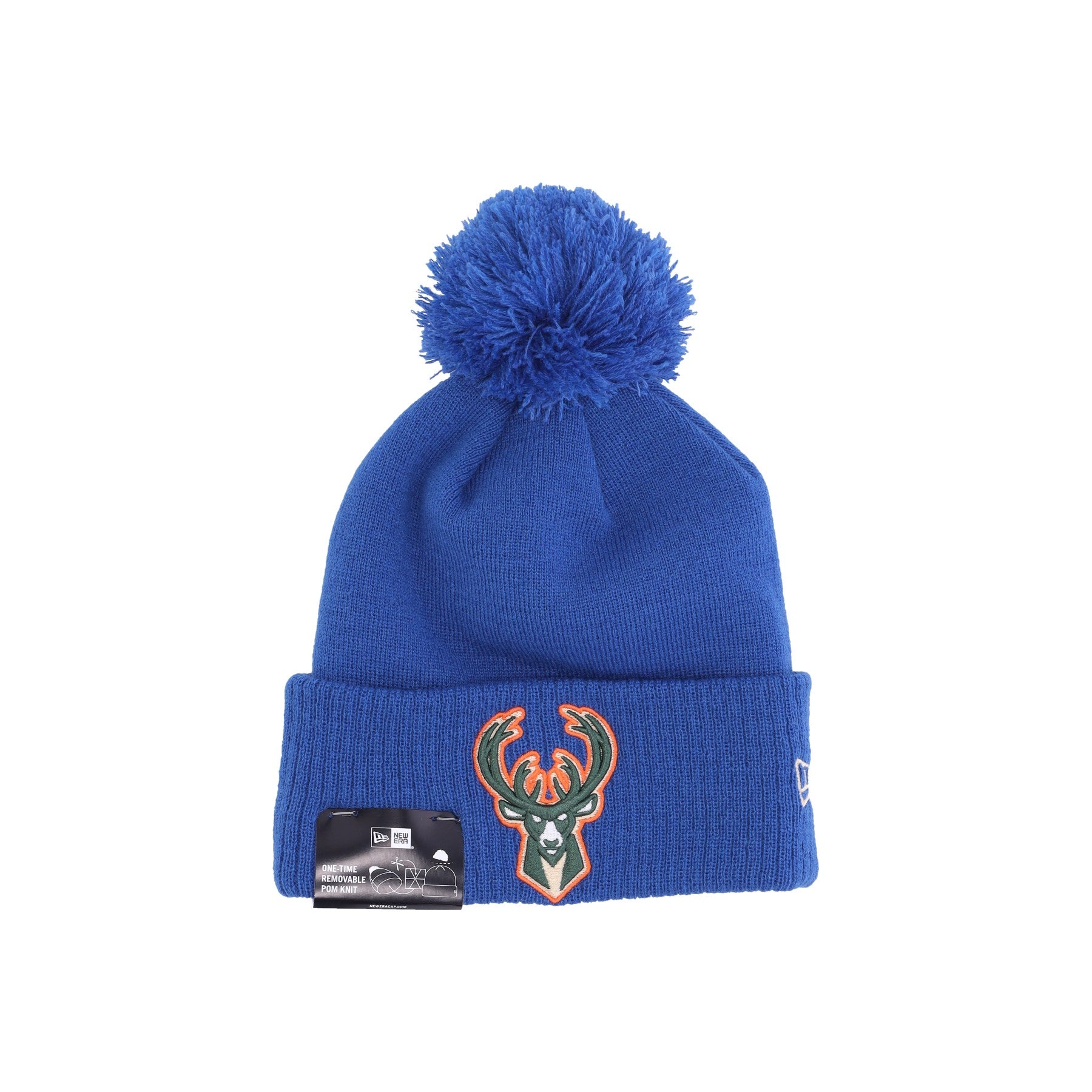 New Era, Cappello Pom Pom Uomo Nba City Night Alt Graphic Knit Milbuc, Original Team Colors