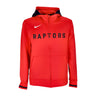 Nike Nba, Felpa Leggera Cappuccio Zip Uomo Nba Dri-fit Showtime Hoodie Full-zip Torrap, University Red/black/white