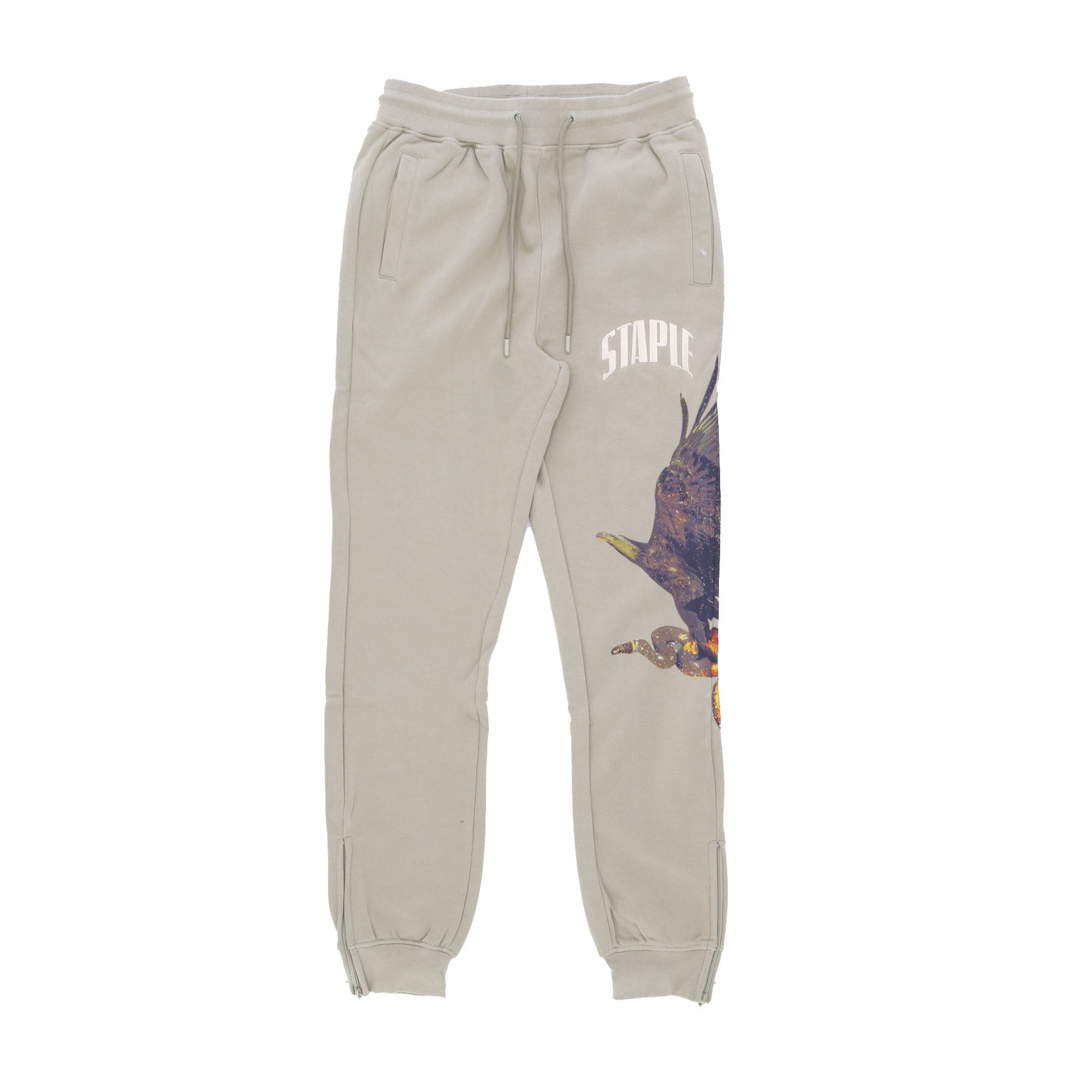 Staple, Pantalone Tuta Felpato Uomo Montrose Sweatpant, Sage