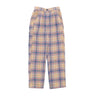 Obey, Pantalone Lungo Donna Pia Flannel Pant, Vintage Blue Multi